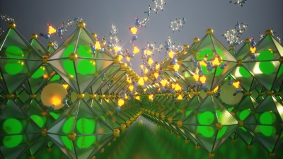 Perovskite 3D illustration