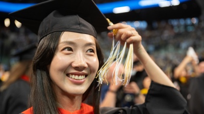 Master's Graduate at Commencement