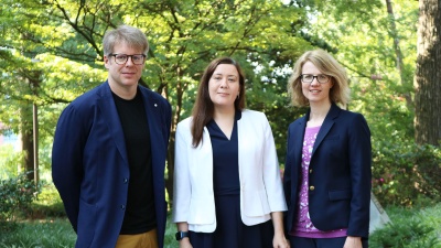 From left: Henry (Pete) La Pierre, Anna Erickson, Martha Grover (photo: Jess Hunt-Ralston)