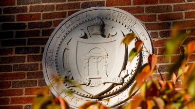 Georgia Tech Seal in Fall