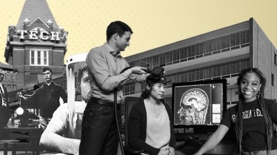 Historical people and places in the School of Psychology. (Credit: Audra Davidson)