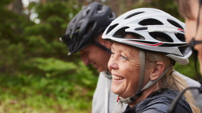 Modern bike helmets are made through complex materials engineering.