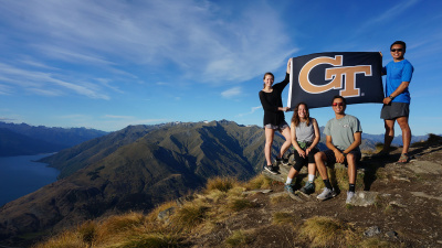 Georgia Tech students in New Zealand in 2018