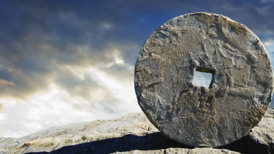  The assumption was that the wheel evolved from wooden rollers