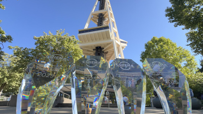 The Seattle Space Needle with EHS Awards