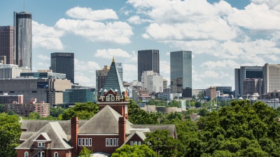 Tech Tower in Atlanta Skyline