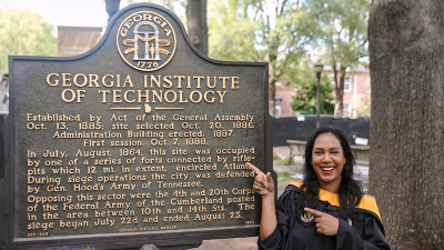 Karina Islam is graduating in Fall 2025 with an MS degree in computer science from Georgia Tech.