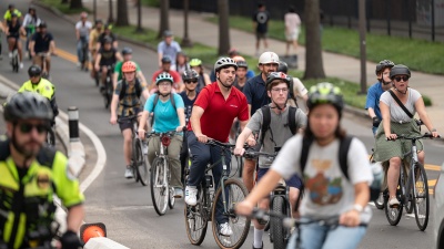 Cycling on campus
