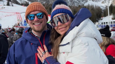 Connor Watkins and Breezy Johnson