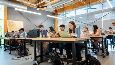 Georgia Tech students in class