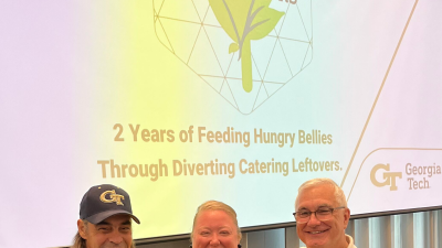 Image of Green Forks co-founders at the two-year anniversary.