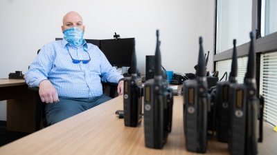 William Smith said the goal in emergency management is always to get back to normal. (photo by Allison Carter)