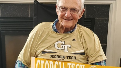 A native of Albany, Georgia, and driven by the belief that “a man could get ahead with a good education,” Hap studied engineering at Tech, where he joined the Naval ROTC.