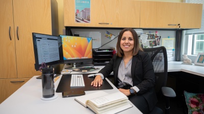 Beatriz Rodriguez is the assistant dean of Student Engagement for the Undergraduate Program Office in the Scheller College of Business. Photo by Allison Carter. 
