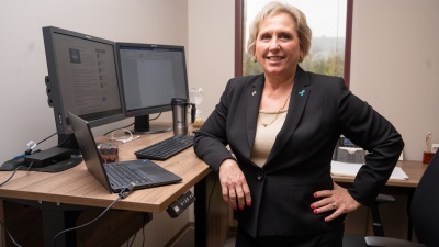 Chris Griffin is the Title IX coordinator for Georgia Tech. (Photo by Allison Carter) 