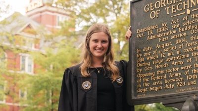 Margaret O'Neal is graduating with a bachelor's degree in industrial and systems engineering.