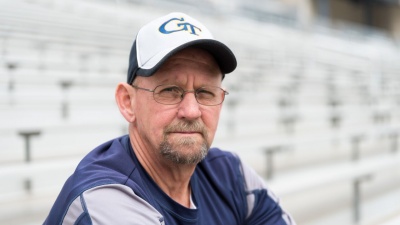 Doc Hill, in Bobby Dodd Stadium.