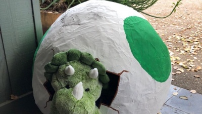 Dinosaur Egg at Easter - Rafael Bras blog photo