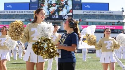 Together with the organization Dream On 3, Georgia Tech student-athletes and coaches wanted to make sure Sammie Padgett, a girl with a life-altering chromosome condition, had a weekend she would never forget — so they welcomed her to campus for Homecoming.