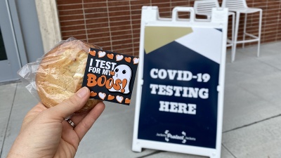 Covid-19 Testing Sticker - Test For My Boos