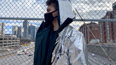 The winning invention is an inflatable, reversible, waterproof jacket that can be transformed into an air mattress or a shelter from the elements for homeless populations.