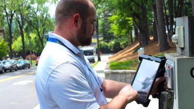 Senior Systems Support Engineer for Infrastructure and Sustainability Doug Sims flags an upcoming project using GIS mapping.&nbsp;
