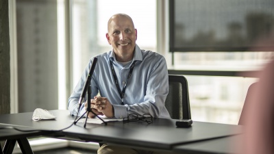 Dr. Jon Duke is the director of the Center for Health Analytics and Informatics at Georgia Tech Research Institute (GTRI) and a principal research scientist at the School of Interactive Computing in the College of Computing. Photo by Christopher Moore.