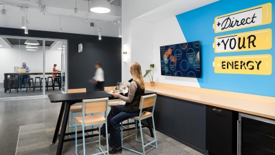 The Encore space in the Interlock complex in Atlanta's West Midtown is managed by Georgia Advanced Technology Ventures (GATV), an affiliate of the Georgia Institute of Technology. (Photo: Courtesy of Cooper Carry)