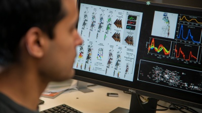 Georgia Tech researchers use a graphical model framework to uncover a better way to identify cells and understand neural activities in the brain. (Photo credit: Christopher Moore, Georgia Tech)