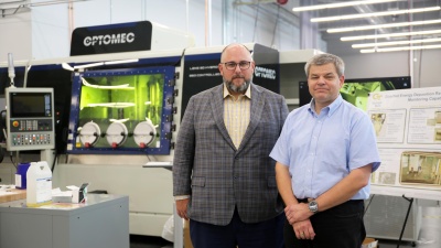 Aaron Stebner (left) and Tom Kurfess are among the leaders of GA-AIM, a $65 million grant that focuses on manufacturing and AI in the state of Georgia. 