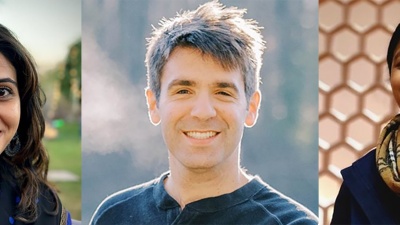 LIGO researchers Surabhi Sachdev, Ryan Magee, and Shreya Anand.
