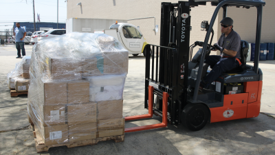 A small crew of only essential campus workers pulled together 167,900 gloves, more than 3,700 surgical and N95 masks, 6,000 shoe covers, and thousands of other items like eye protection, protective coveralls, and cleaning supplies. All from scientific labs whose work is on pause.