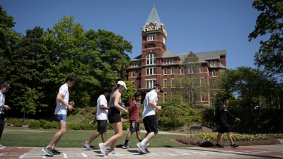 The 4.2-mile course stretched across Georgia Tech's entire campus and was drawn with some efficient engineering ingenuity.