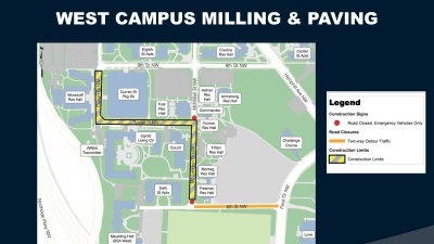 Some streets will be closed to traffic and parking during this project. 