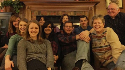 The Eckert Family hosted two international students, Junia Baker and Mansavi Lalwani, at their home for Thanskgiving. The Eckert family includes multiple Yellow Jackets, including Katie Eckert, biomedical engineering graduate; Shelley Eckert, biomedical engineering graduate and master of business administration student; and Chase Eckert, a chemical and biomolecular engineering student.