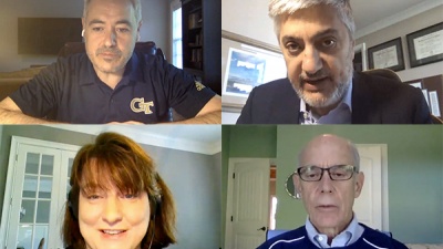 President Cabrera and Institute leadership held two virtual town halls with Georgia Tech employees on Wednesday, April 15.