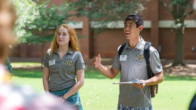 FASET leaders at an orientation session during summer 2017