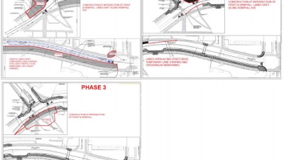 Some of the updates involved with the streetscape project include wider sidewalks, LED streetlights, and safer crosswalk at Hemphill Avenue. 