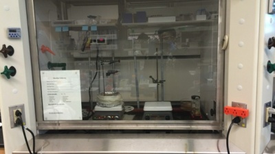 When fume hood is not in use, the sash must be closed to help protect lab users from unforeseen accidents such as explosions and save on the amount of energy consumed by the fume hood. 