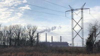 The Gibson Generating Station is a coal-burning power plant located in Gibson County, Indiana. (Credit: Emily Grubert, Georgia Tech)