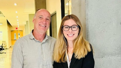 Greg Gibson and Courtney Astore
