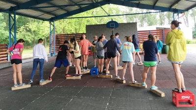 Tech students spent a week in Budapest visiting Bator Tabor, a therapeutic recreation camp for children living with cancer or other chronic illnesses. 