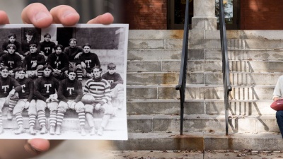 Gene Hynson’s great-great-uncle, Floyd Furlow, was on the Georgia Tech football team in 1899. 