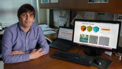 Martin Maldovan, of the Georgia Institute of Technology, has published a review article on phononics in Nature. Credit: Rob Felt.