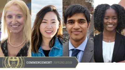 Spring 2019 Student Commencement Speakers