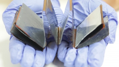 Triboelectric nanogenerators use a combination of the triboelectric effect and electrostatic induction to generate small amounts of electrical power from mechanical motions such as rotation, sliding or vibration. (Credit: Zhong Lin Wang Laboratory)