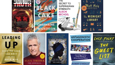 Book jackets for What to Read, Winter 2022