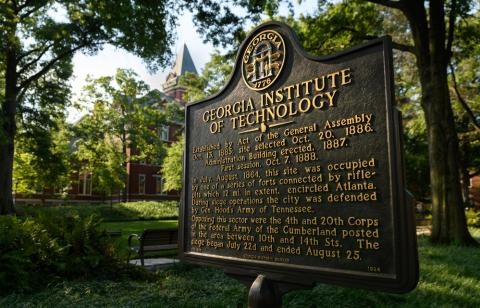 Georgia Tech Historical Marker