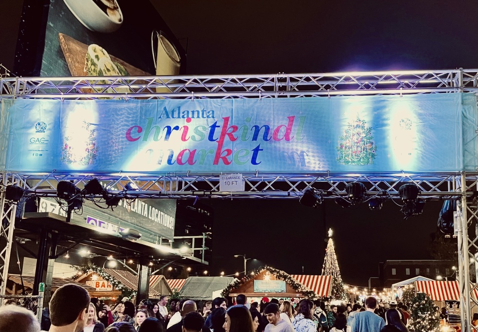 The Atlanta Christkindl Market in Buckhead. 