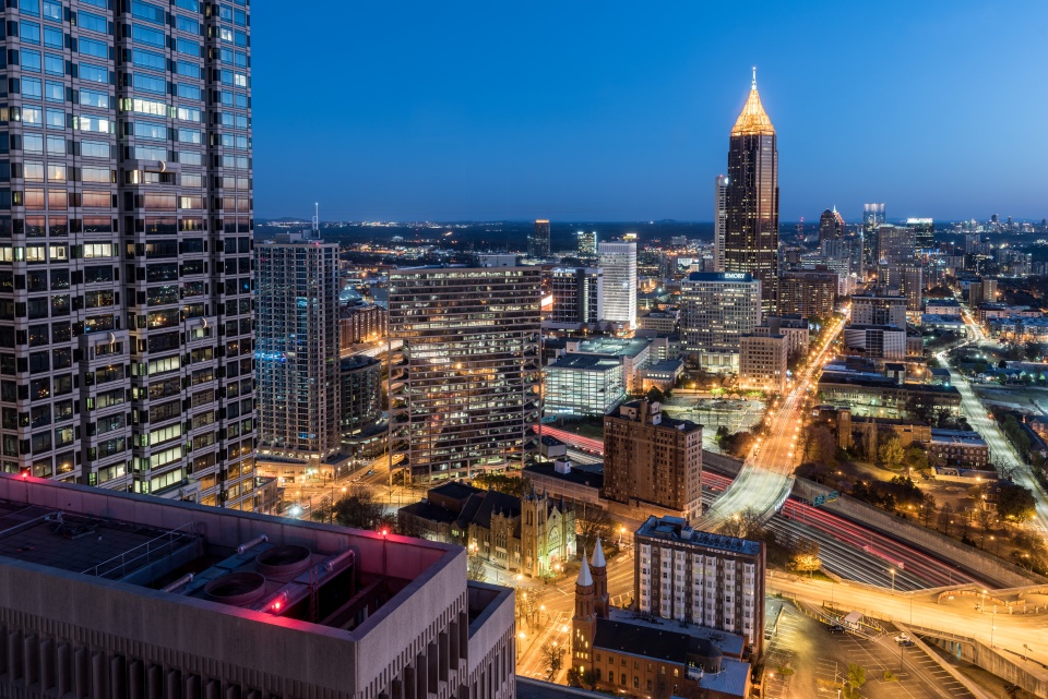 Atlanta Long Exposure Shot